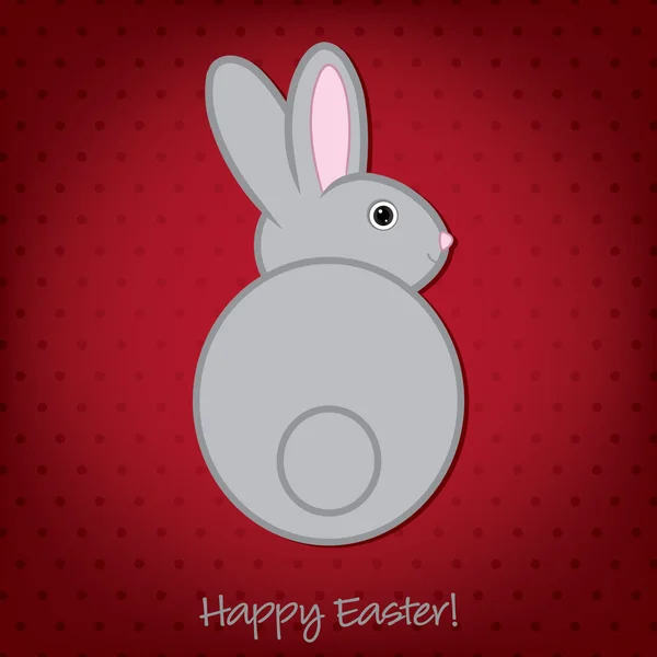 Tarjeta Easter Bunny en formato vectorial — Vector de stock