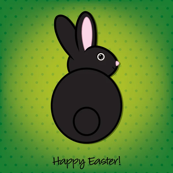 Easter bunny kort i vektorformat — Stock vektor