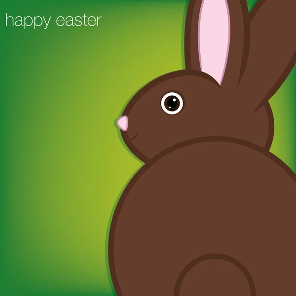 Easter bunny kort i vektorformat — Stock vektor