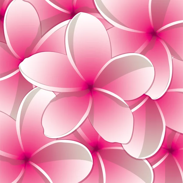 Fondo de frangipani coloreado en formato vectorial — Archivo Imágenes Vectoriales