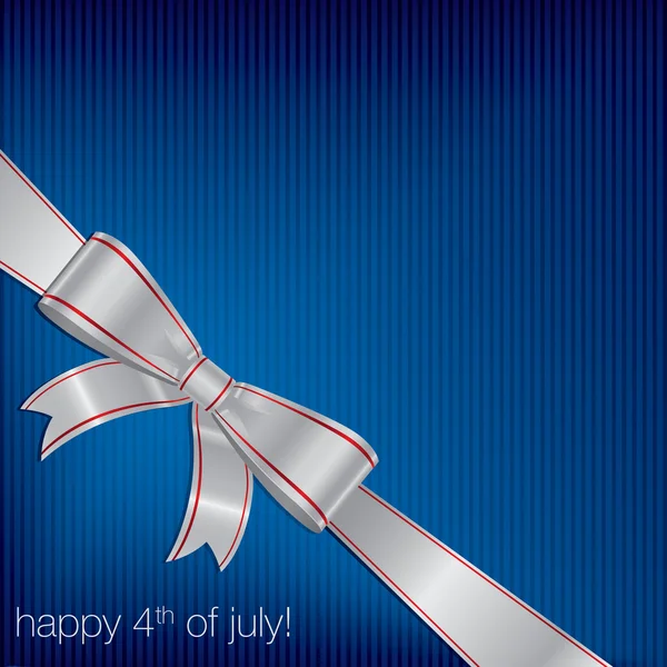 Счастливое 4 июля открытка в векторном формате — стоковый вектор
