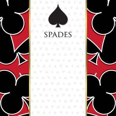 Playing card suit background clipart