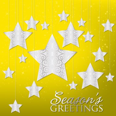 zarif asılı kart süsleme