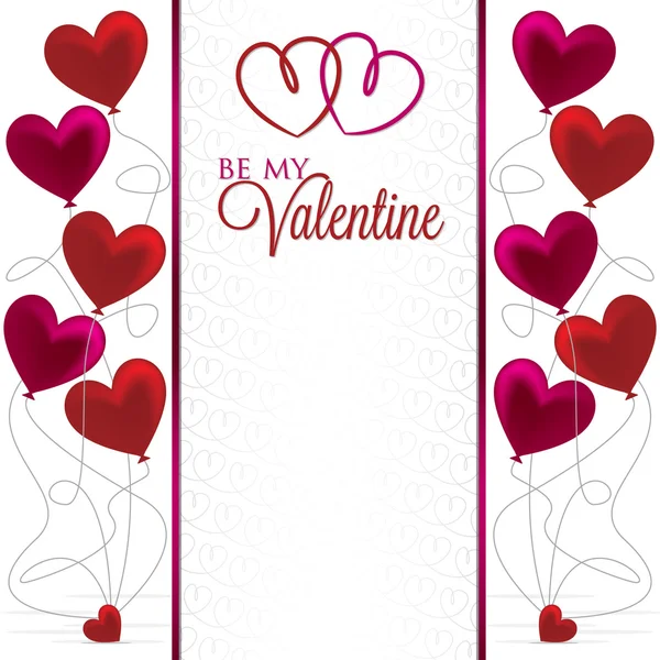 Valentine karta — Stockový vektor