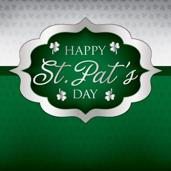 St Patricks Day-kort — Stock vektor