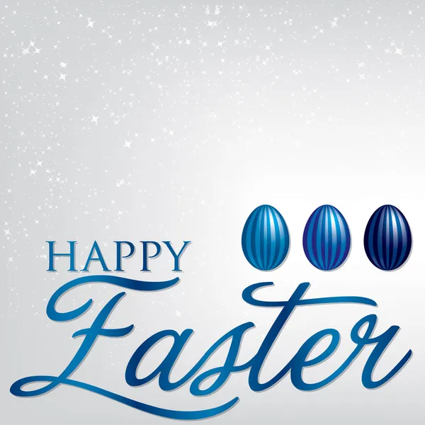 Elegant Easter egg card — Stock Vector