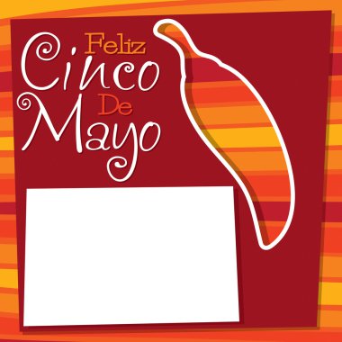 Cinco de mayo chili kartı