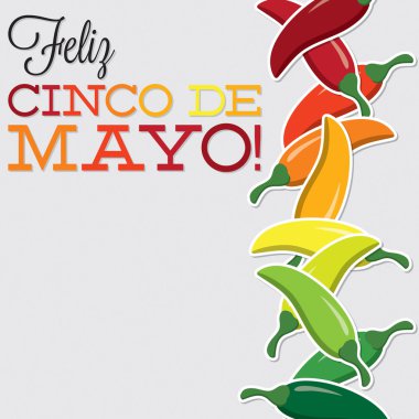 Cinco de mayo chili kartı