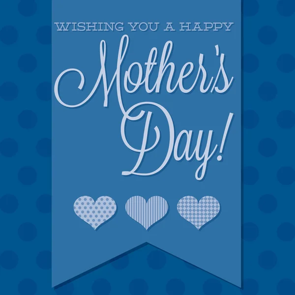 Cartão Feliz Dia das Mães — Vetor de Stock