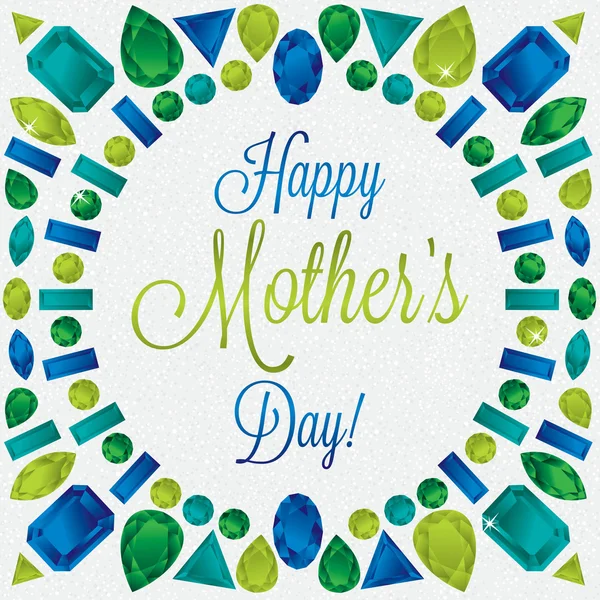 Mother's Day gem kaart — Stockvector
