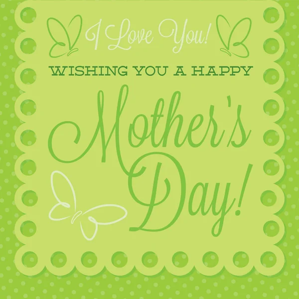Papel picado Mother's Day card — Stock Vector