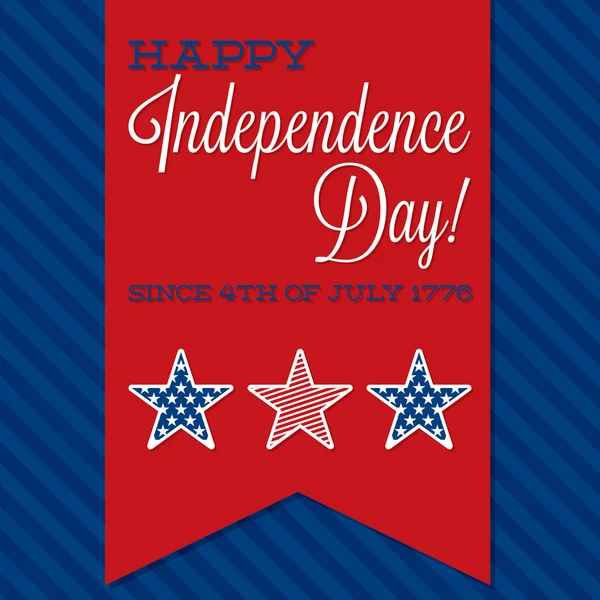 Independence Day card — Stock Vector