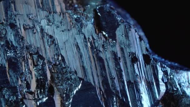 Berilyum kristal arkaplanı taşıyan soyut. — Stok video