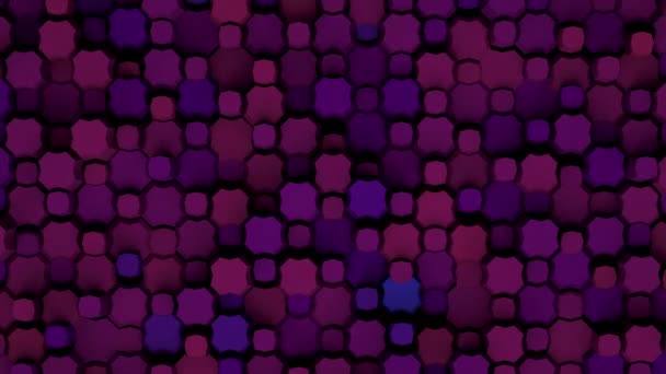 Zyklisch bewegte Oberfläche. Hintergrund einer abstrakten Schleife — Stockvideo