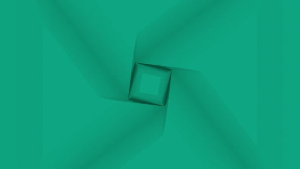 Superfície colorida em movimento cíclico. animação 3d de um laço sem costura. — Vídeo de Stock