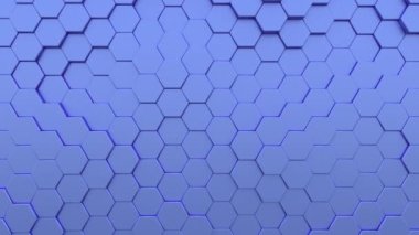 Döngüsel olarak hareket eden renkli yüzey. Kusursuz bir döngünün 3d animasyonu.