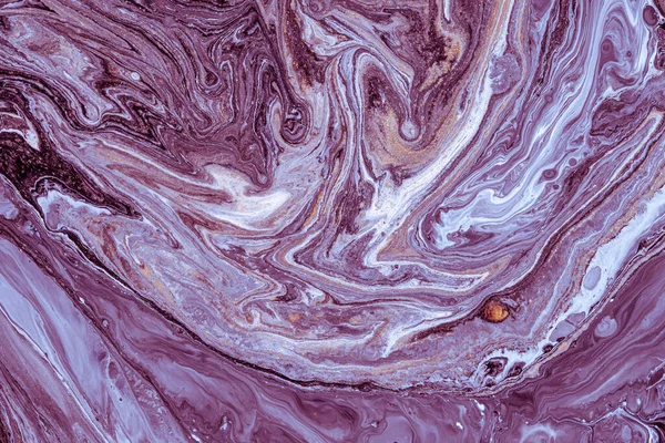 Padrão de mármore, pintura líquida abstrata fundo close-up. — Fotografia de Stock