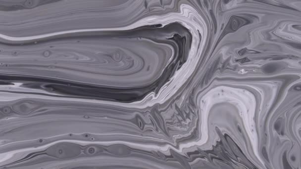 Marmor mönster, abstrakta flytande färger bakgrund närbild — Stockvideo