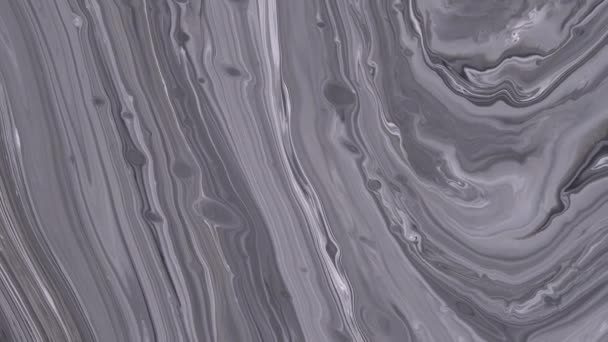 상징적 인 패턴, 추상적 인 액체 페인트 배경을 클로즈업 — 비디오