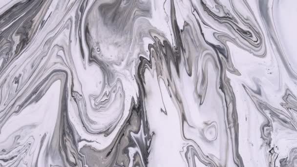 Patrón de mármol, pinturas líquidas abstractas fondo primer plano — Vídeo de stock