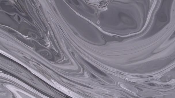 Patrón de mármol, pinturas líquidas abstractas fondo primer plano — Vídeo de stock