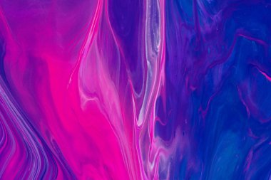 Renkli akrilik boyaların mermer deseni. Renkli soyut arkaplan