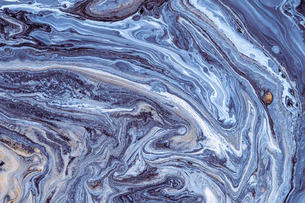 Padrão de mármore, pintura líquida abstrata fundo close-up. — Fotografia de Stock