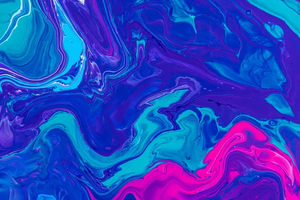 Modello di marmo da vernici acriliche liquide colorate. Sfondo colorato astratto Immagine Stock