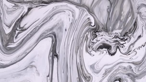 Patrón de mármol, pinturas líquidas abstractas fondo — Vídeo de stock