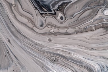 Mermer desen, soyut sıvı arkaplan boyaları yakın plan.