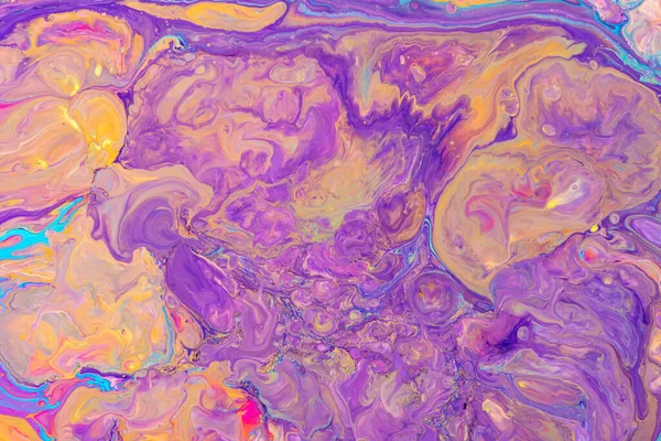 Fundo abstrato de tintas líquidas coloridas fluindo — Fotografia de Stock