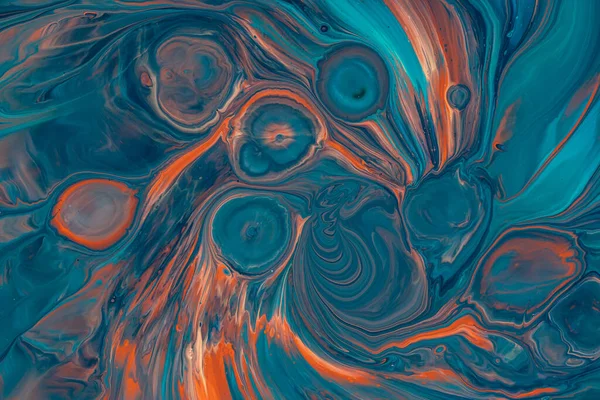 Marmormuster Aus Farbigen Flüssigen Acrylfarben Bunte Abstrakte Hintergründe — Stockfoto