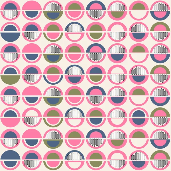 Abstract pattern with circle texture — Stock Vector