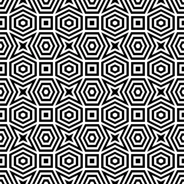 Abstracte zwarte & witte patroon Stockvector