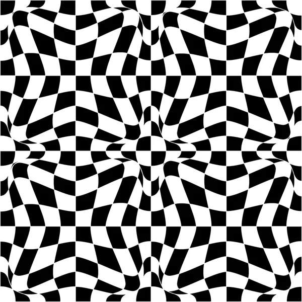 Vector pattern in black and white — Stock Vector