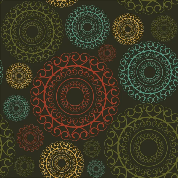 Fondo de pantalla - patrón de ornamento vintage — Vector de stock