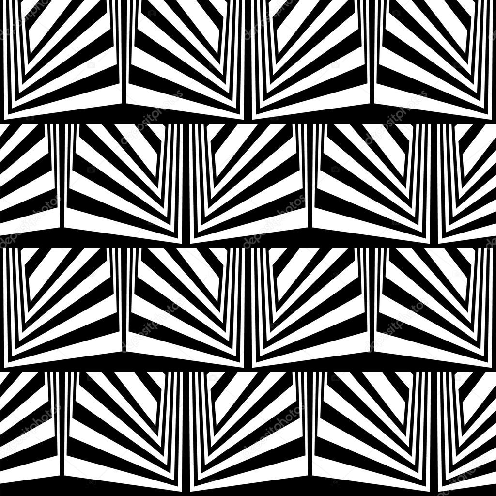 illusione ottica in bianco e nero — Vettoriali Stock Illusione ottica in bianco e nero — Vettoriale Stock