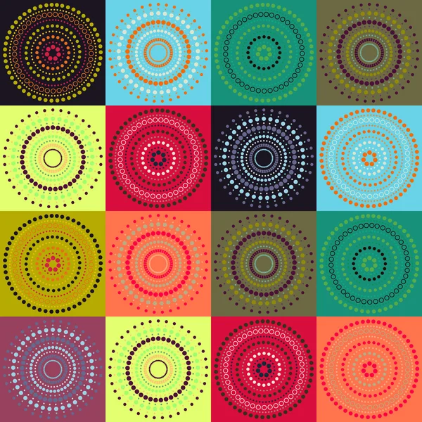 Cercle - fond de couleur pastel — Image vectorielle