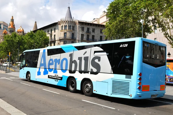 Transporte do aeroporto em Barcelona — Fotografia de Stock