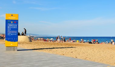 Barceloneta plaj İspanya