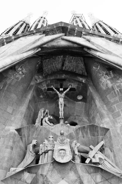 Sagrada familia, barcelona. arkitektoniska detaljer — Stockfoto