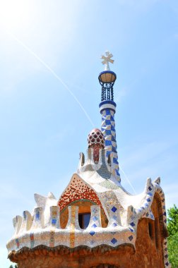 Park guell mimari detay (barcelona, İspanya)