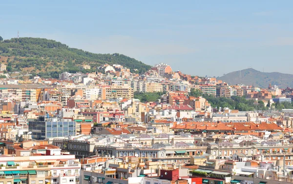 Barcelona, Espanha. Vista aérea — Fotografia de Stock