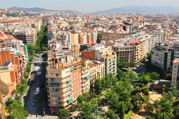 Barcelona, Espanha. Vista aérea — Fotografia de Stock