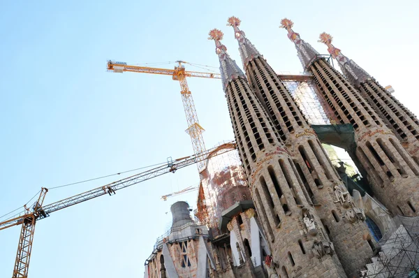 Sagrada Familia in Barcelona, Spain Royalty Free Stock Photos