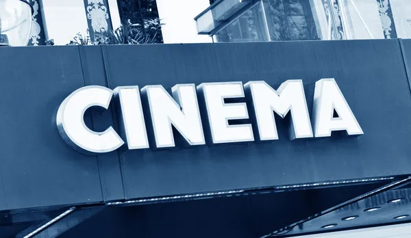 Cinema sign — Stock Photo, Image