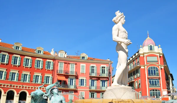 Place massena in nice, frankreich — Stockfoto