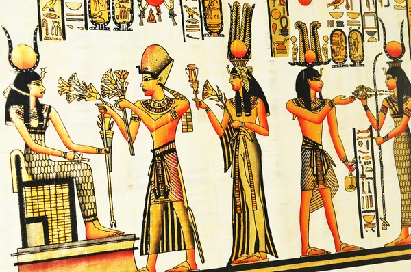 Egyptian painting — Stock Photo, Image