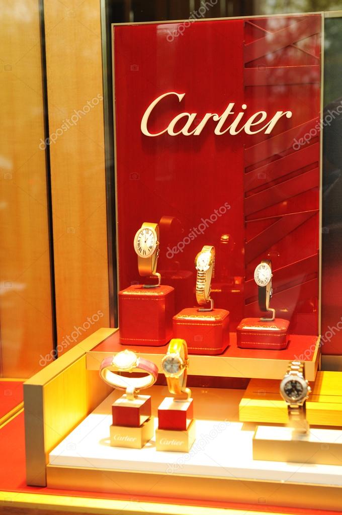 Cartier shop on Champs-Elysees in Paris