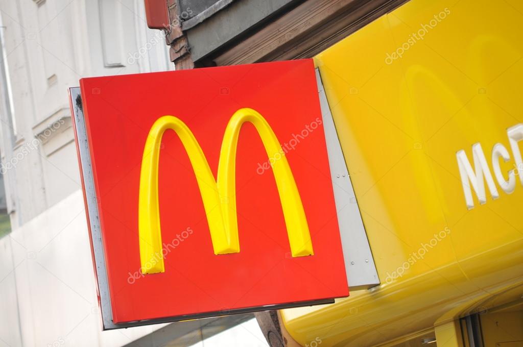 McDonalds logo in central London